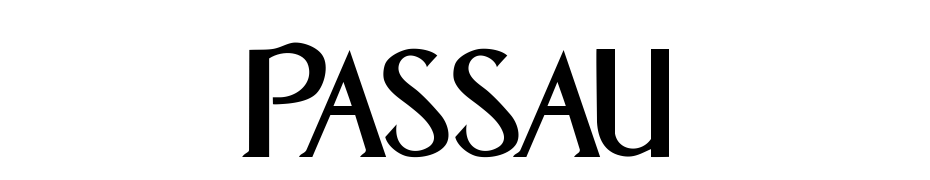 Passau Display cкачати шрифт безкоштовно